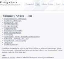 加拿大摄影网站：Photography.ca