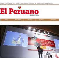 《秘鲁官方日报》网站