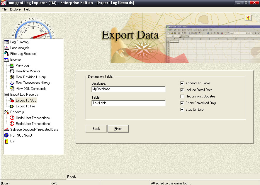 恢复误删数据（SQL Server 2000）－－Log Explorer