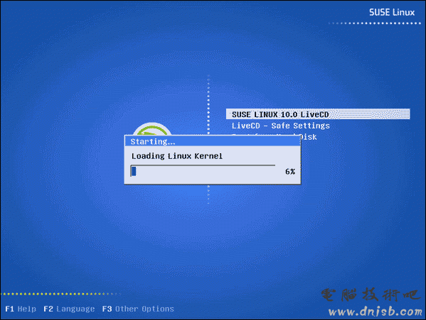 Suse Linux 10的启动过程