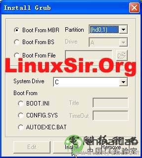 用WinGrub来引导Linux安装Fedora 4.0