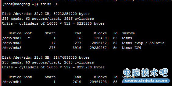 linux服务器磁盘扩容的方法(图)