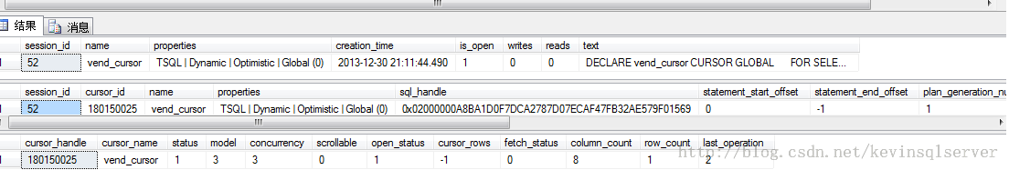 SqlServer中查看当前Open的Cursor方法，sqlservercursor