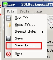 SQLBackupAndFTP 数据库自动备份软件使用教程