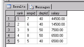 SQL2005利用ROW_NUMBER() OVER实现分页功能