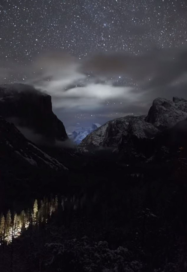 壮丽！延时摄影记录美国国家公园暴风雨后迷人夜景